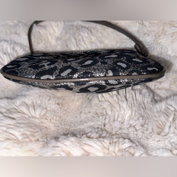 Coach Metallic Leopard Print Wristlet - Picture 6 of 8